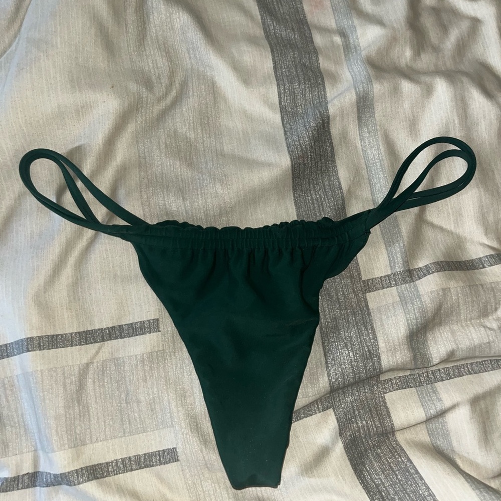 Dark Green Bikini Bottom